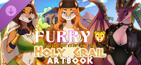 Furry Adventure Club and the Holy Grail 🦁 - Artbook cover art