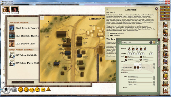 Скриншот из Fantasy Grounds - Deadlands Reloaded: Blood Drive 3