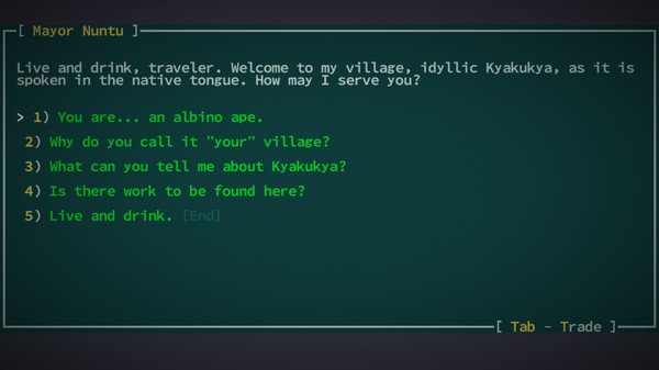 Скриншот из Caves of Qud