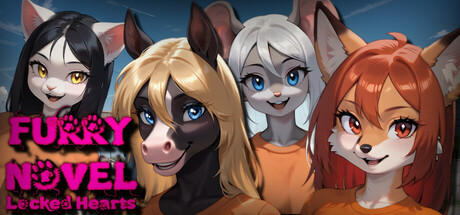 Furry Novel: Locked Hearts cover art