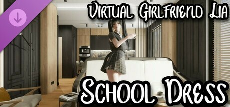 Virtual Girlfriend Lia - School Dress cover art