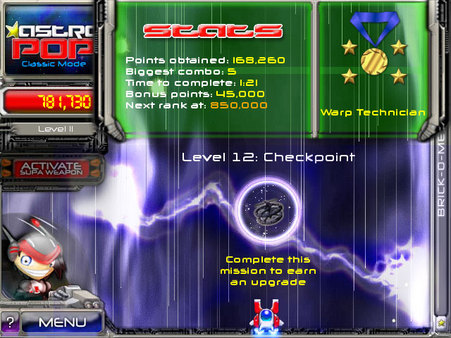 AstroPop Deluxe game for Linux 1