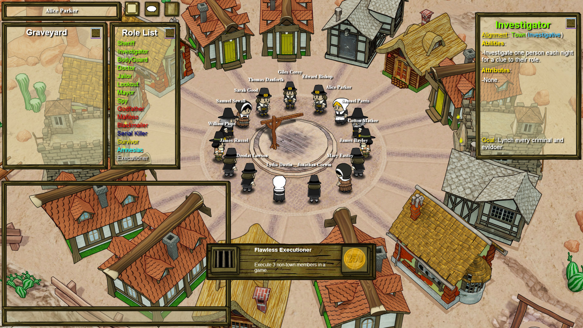 Game Genius – Town of Salem: List of Roles