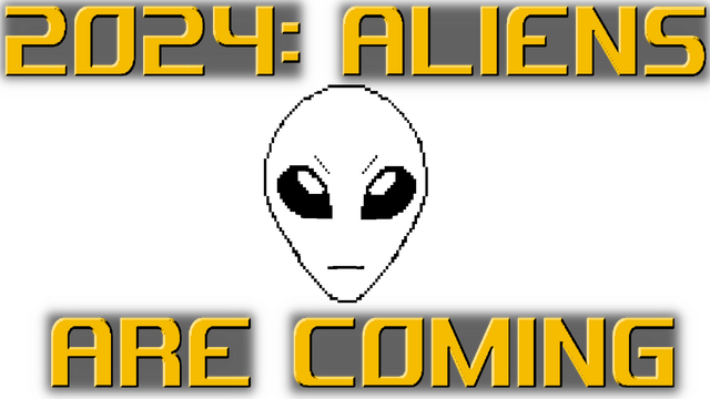 2024: Aliens Are Coming Logo