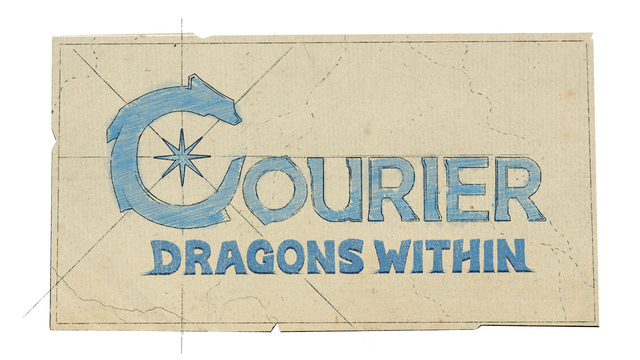 Courier: Dragons Within Logo