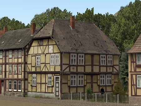 Скриншот из Eisenbahn X - Modellset 1 - Bahnhof, Häuser, Scheunen