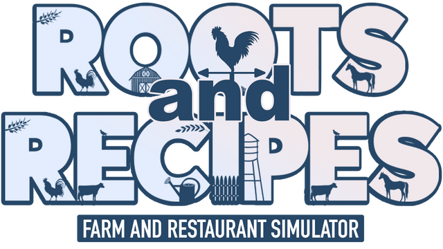 Roots and Recipes: Farm and Restaurant Simulator Logo