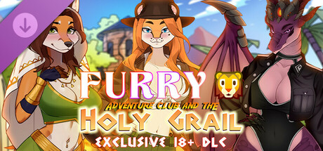 Furry Adventure Club and the Holy Grail 🦁 - Exclusive 18+ DLC cover art