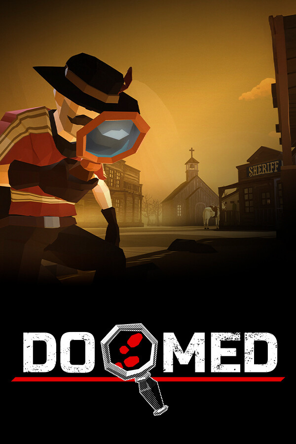 Steam portrait for DOOMED Detective Game.