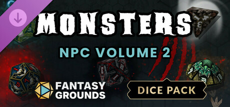 Fantasy Grounds - Monsters NPC Dice Pack Volume 2 cover art