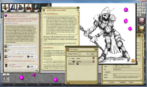 Скриншот из Fantasy Grounds - PFRPG The Tomb of Caragthax