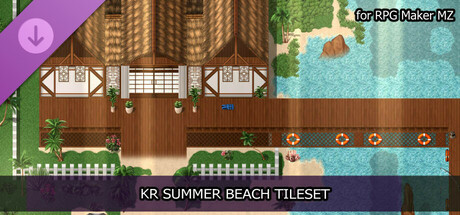 RPG Maker MZ - KR Summer Beach Tileset cover art