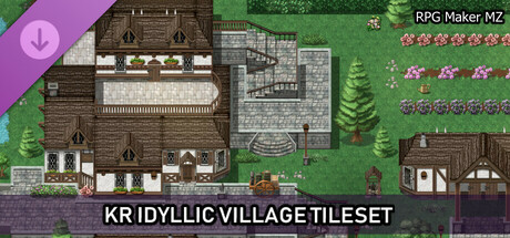 RPG Maker MZ - KR Idyllic Village Tileset cover art