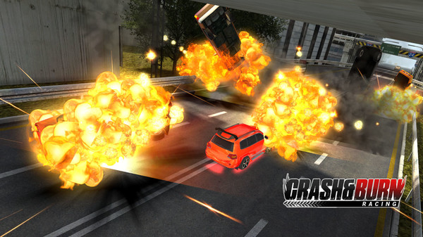 Скриншот из Crash And Burn Racing