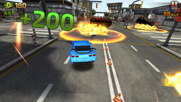 Скриншот из Crash And Burn Racing