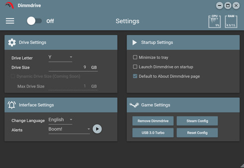 Dimmdrive :: Gaming Ramdrive @ 10,000+ MB/s recommended requirements