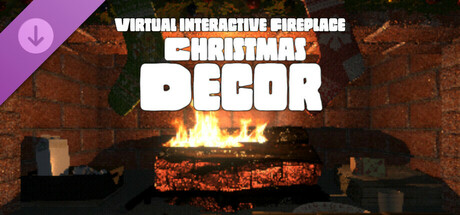 Virtual Interactive Fireplace - Christmas Decor cover art