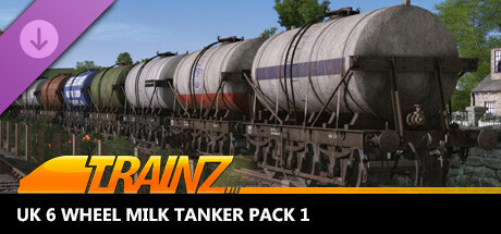 Trainz 2019 DLC - UK 6 Wheel Milk Tanker Pack 1 cover art