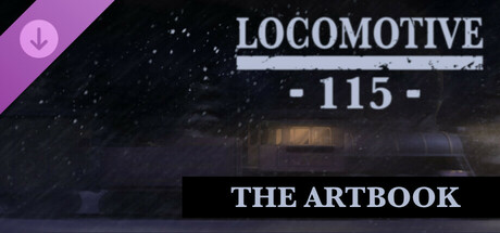 Locomotive 115 Digital Art Book cover art