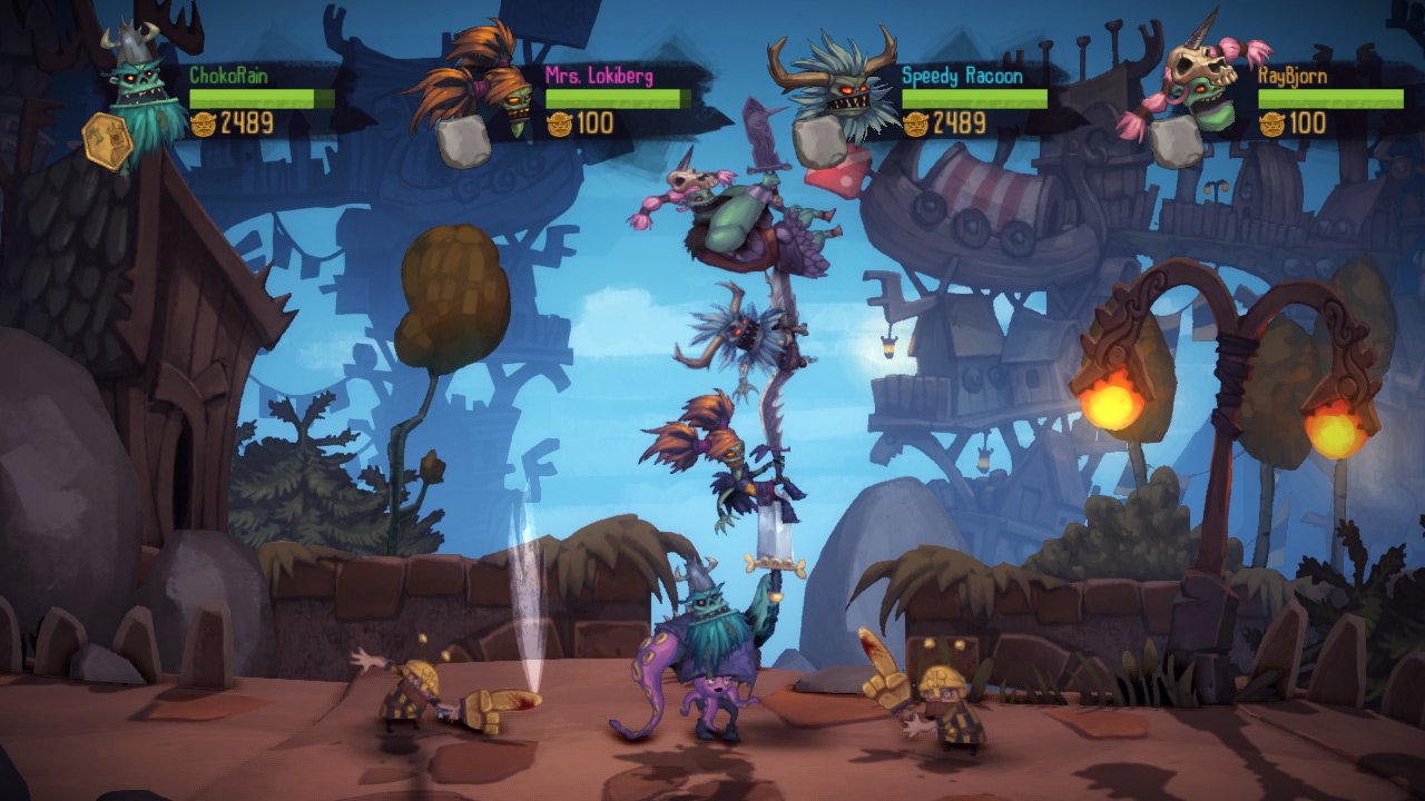 Прохождение zombie vikings