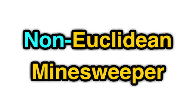 Non-Euclidean Minesweeper Logo