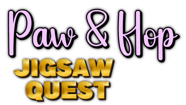 Paw & Hop Jigsaw Quest Logo