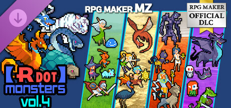 RPG Maker MZ - Rdot monsters vol.4 cover art