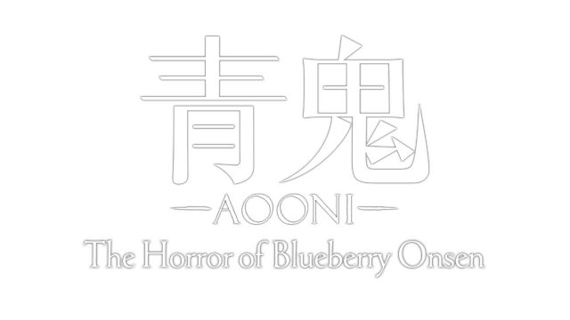 Aooni The Horror of Blueberry Onsen Logo