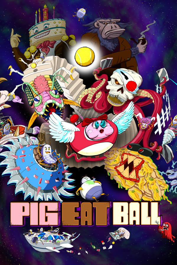 Steam portrait for Pig Eat Ball.