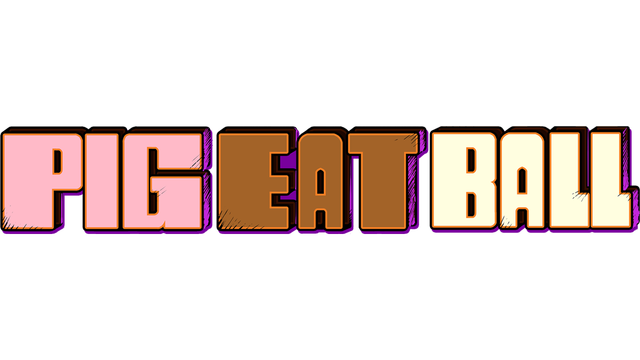 Pig Eat Ball Logo