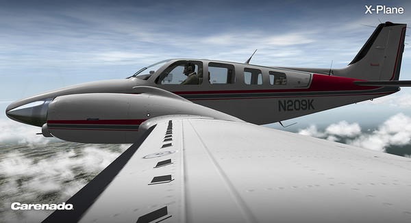 Скриншот из X-Plane 10 AddOn - Carenado - B58 Baron