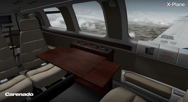 Скриншот из X-Plane 10 AddOn - Carenado - B58 Baron