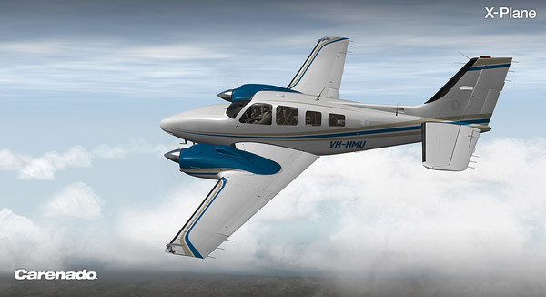 Скриншот из X-Plane 10 AddOn - Carenado - B58 Baron