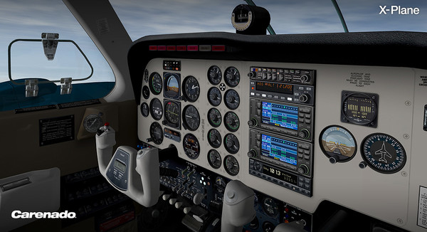 Скриншот из X-Plane 10 AddOn - Carenado - B58 Baron
