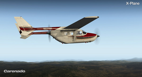 Скриншот из X-Plane 10 AddOn - Carenado - C337H Skymaster
