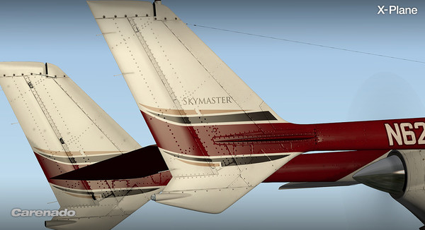 Скриншот из X-Plane 10 AddOn - Carenado - C337H Skymaster