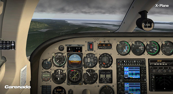 Скриншот из X-Plane 10 AddOn - Carenado - C340 II