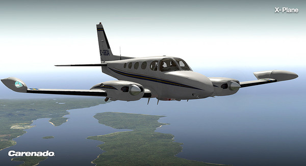 Скриншот из X-Plane 10 AddOn - Carenado - C340 II