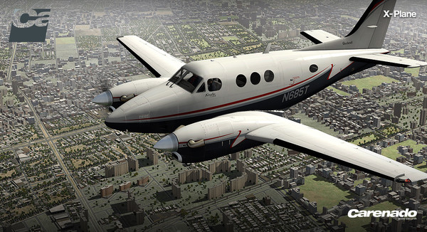 Скриншот из X-Plane 10 AddOn - Carenado - C90B King Air