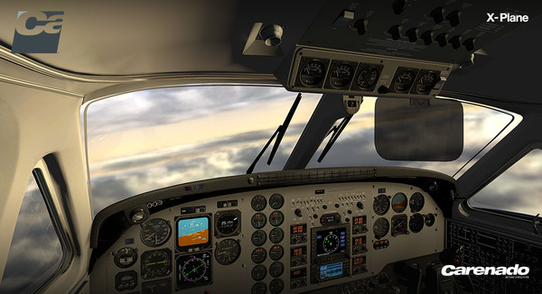 Скриншот из X-Plane 10 AddOn - Carenado - C90B King Air