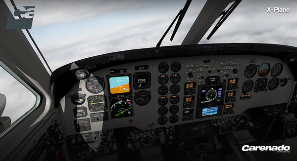 Скриншот из X-Plane 10 AddOn - Carenado - C90B King Air