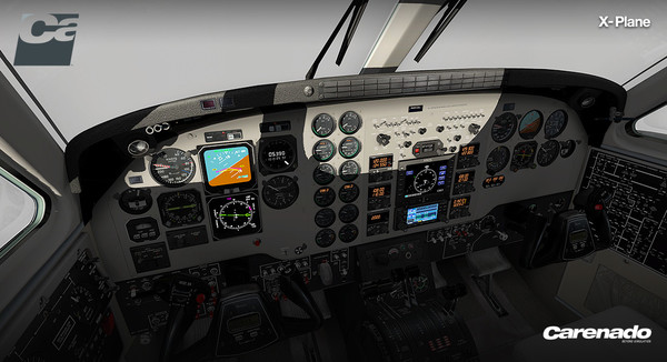 Скриншот из X-Plane 10 AddOn - Carenado - C90B King Air