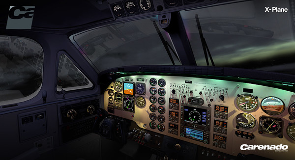 Скриншот из X-Plane 10 AddOn - Carenado - C90B King Air