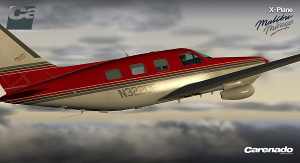 Скриншот из X-Plane 10 AddOn - Carenado - PA46 Malibu Mirage 350P