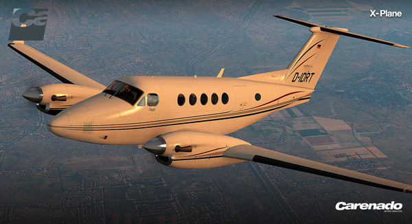 Скриншот из X-Plane 10 AddOn - Carenado - B200 King Air