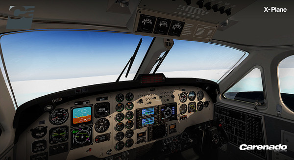 Скриншот из X-Plane 10 AddOn - Carenado - B200 King Air