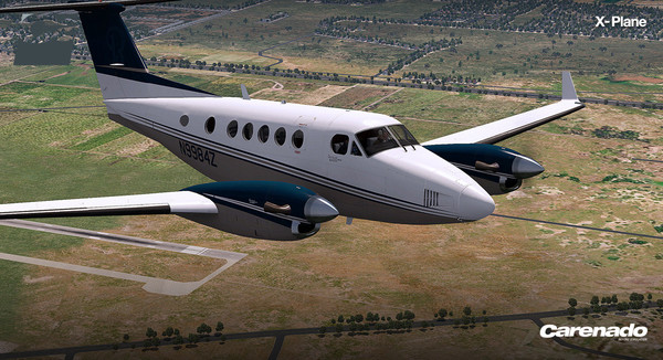 Скриншот из X-Plane 10 AddOn - Carenado - B200 King Air
