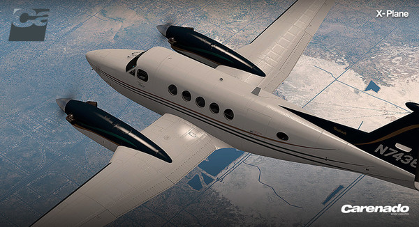 Скриншот из X-Plane 10 AddOn - Carenado - B200 King Air