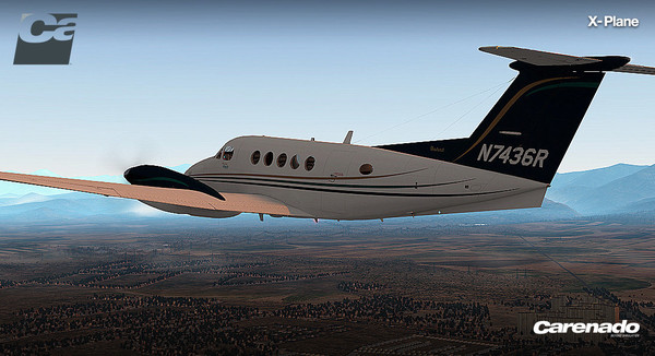 Скриншот из X-Plane 10 AddOn - Carenado - B200 King Air