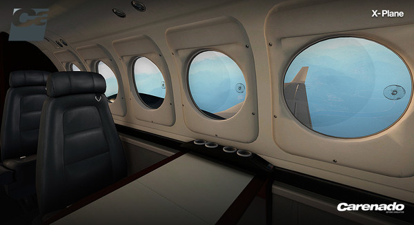 Скриншот из X-Plane 10 AddOn - Carenado - B200 King Air